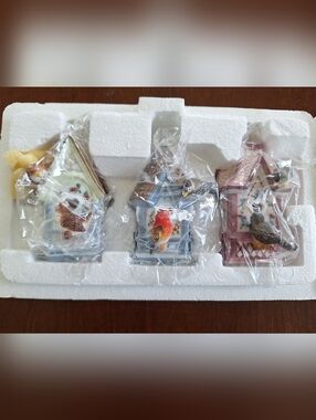 The Bradford Editions Heirloom Porcelain Ornament Collection NWT